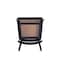 Manhattan Comfort Giverny Dining Chair in Black and Natural Cane, Set of 2 DCCA04-BK - alternate 2